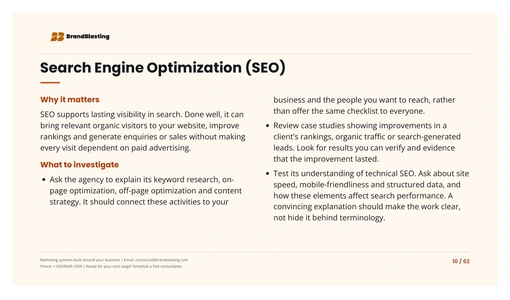 Preview page 2 from the digital marketing agency hiring guide